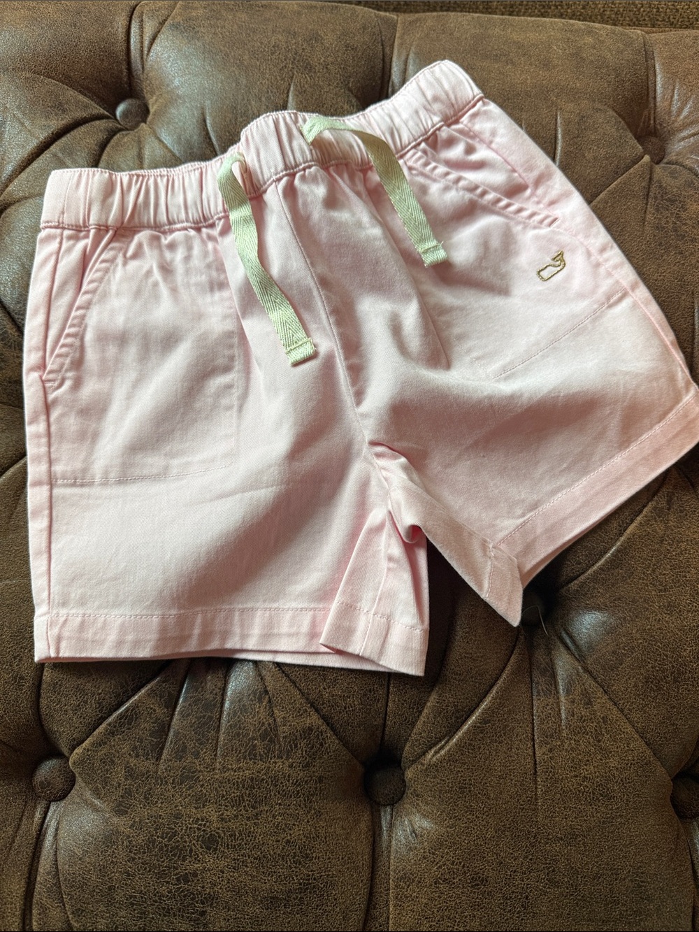 Vineyard Vines Girls' Light Pink Drawstring Cotton Shorts NWOT - never worn